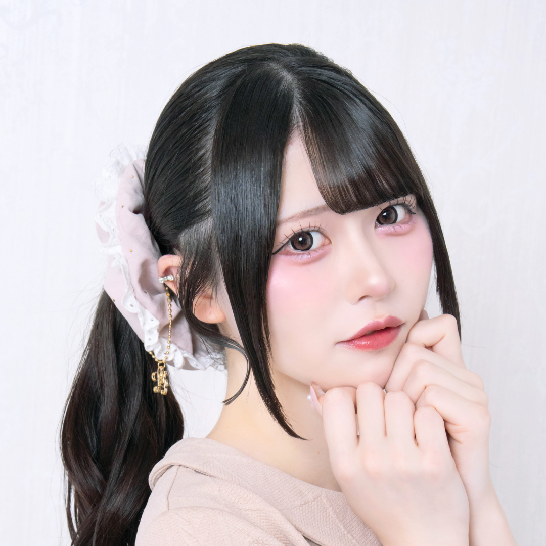 《LAFARY closet》コットンレースロゴシュシュ