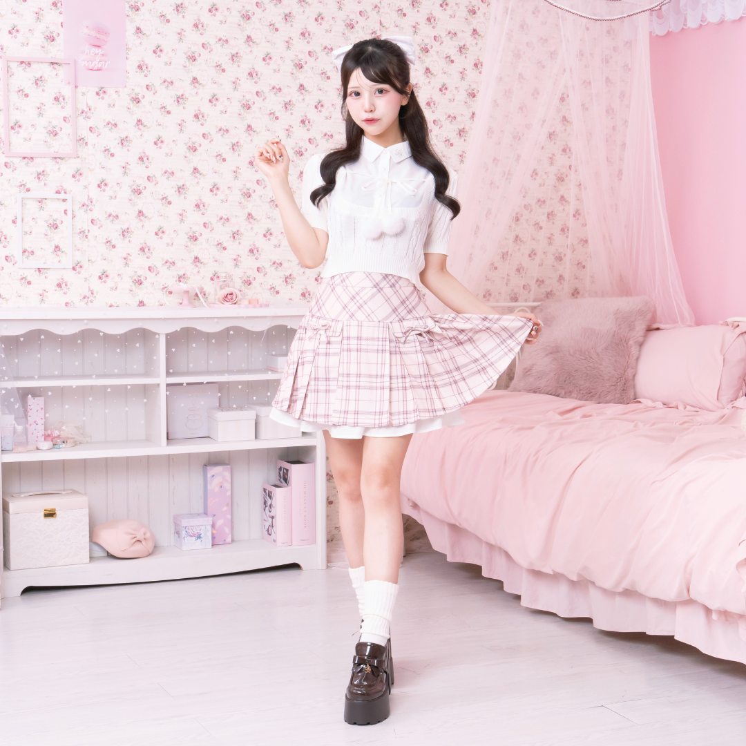 《LAFARY closet》プリーツフリルスカパン