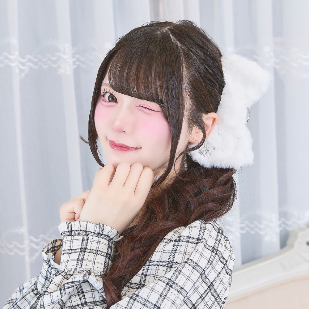 《LAFARY closet》ファーリボンバンスクリップ