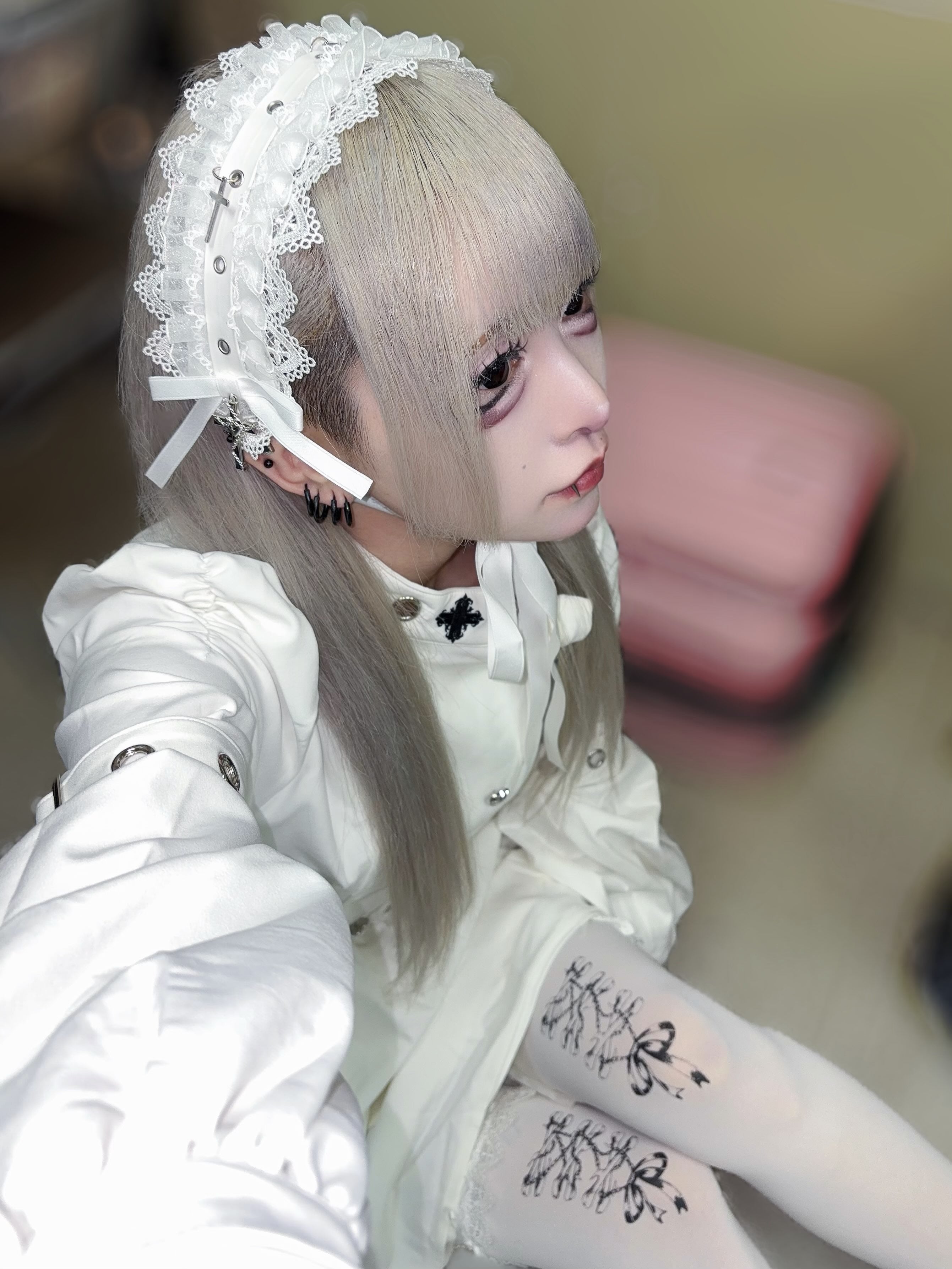 mine》クロスレースヘッドドレス- LAFARY ONLINE