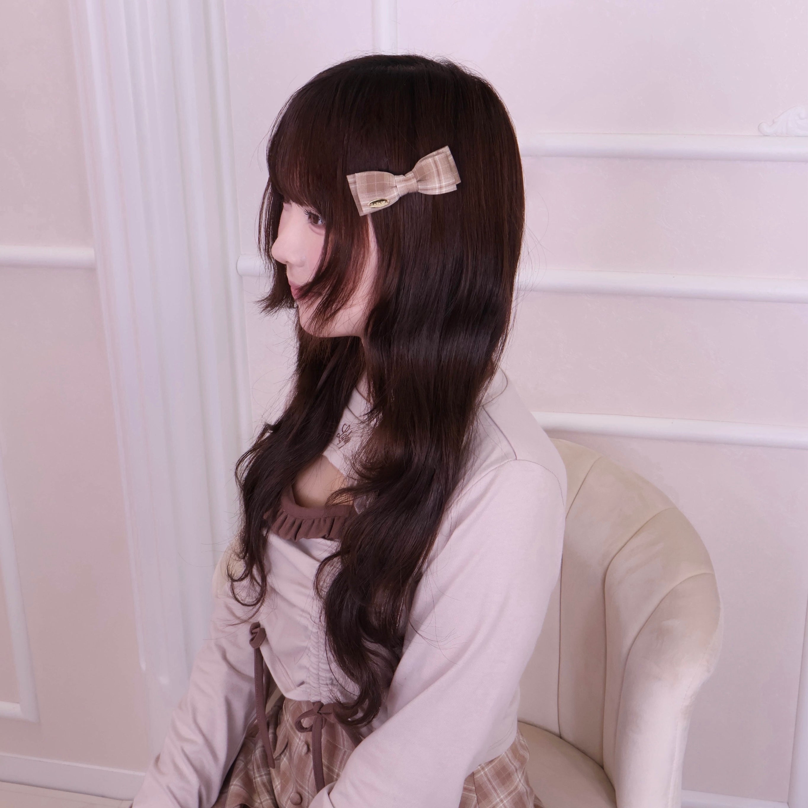 《LAFARY》チェックリボン