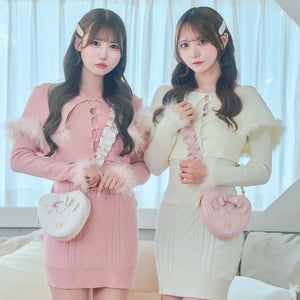 《LAFARY》キルティングハートショルダー 2