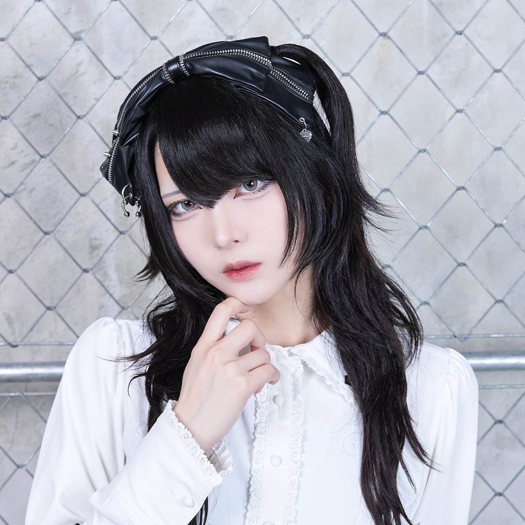 《mine》ジップリボンカチューシャ