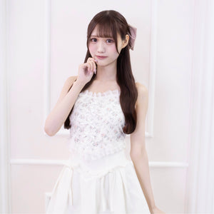 《LAFARY》パッド付き花柄キャミソール 1