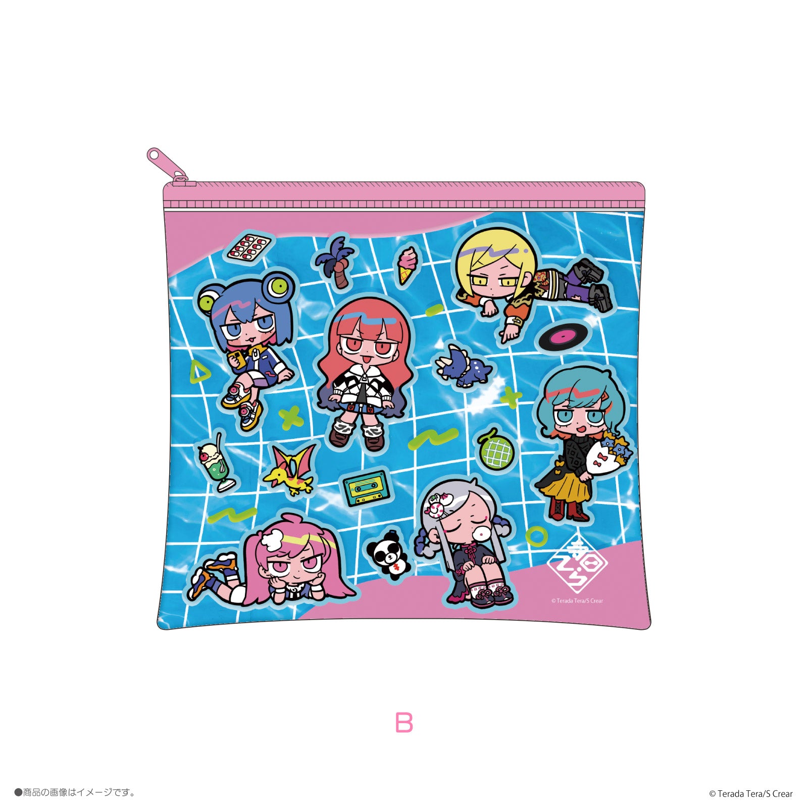 《寺田てら×LAFARY》BIGクリアポーチ