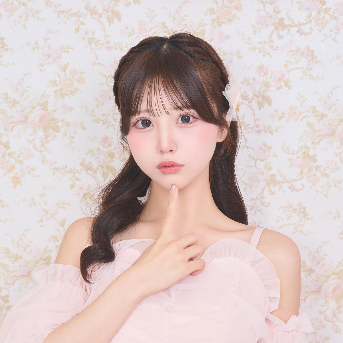《LAFARY closet》チュールフリルヘアクリップ