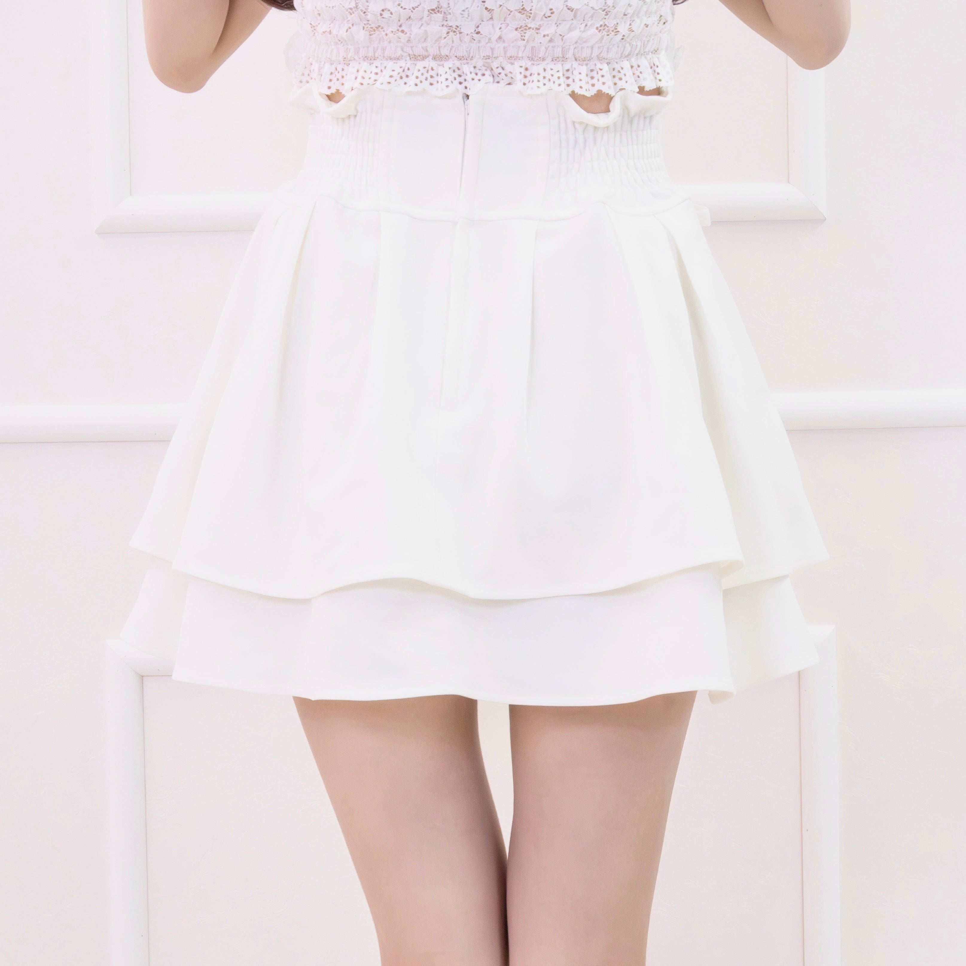 《LAFARY》サイドリボンスカート