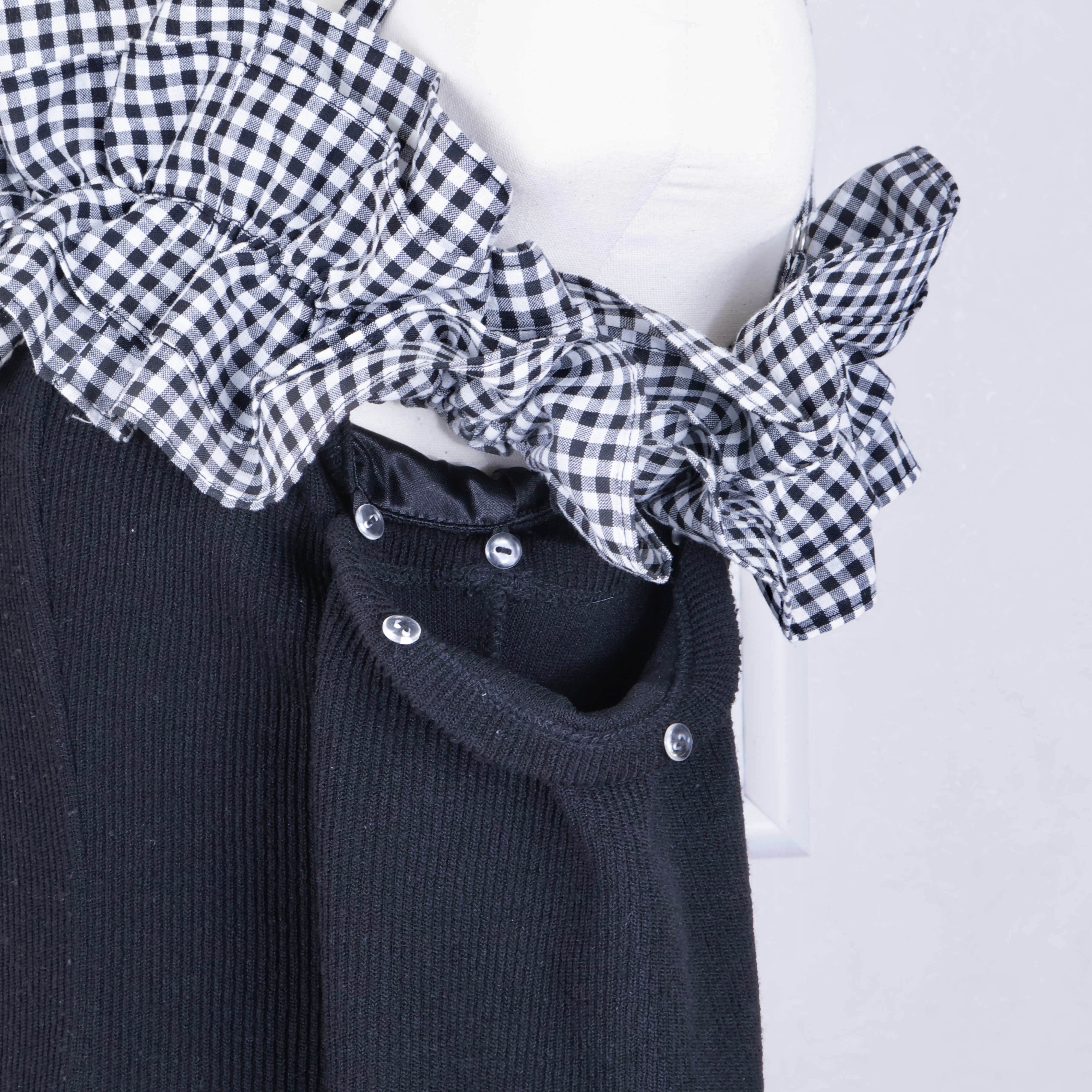 《LAFARY closet》ギンガムオフショルカットワンピース