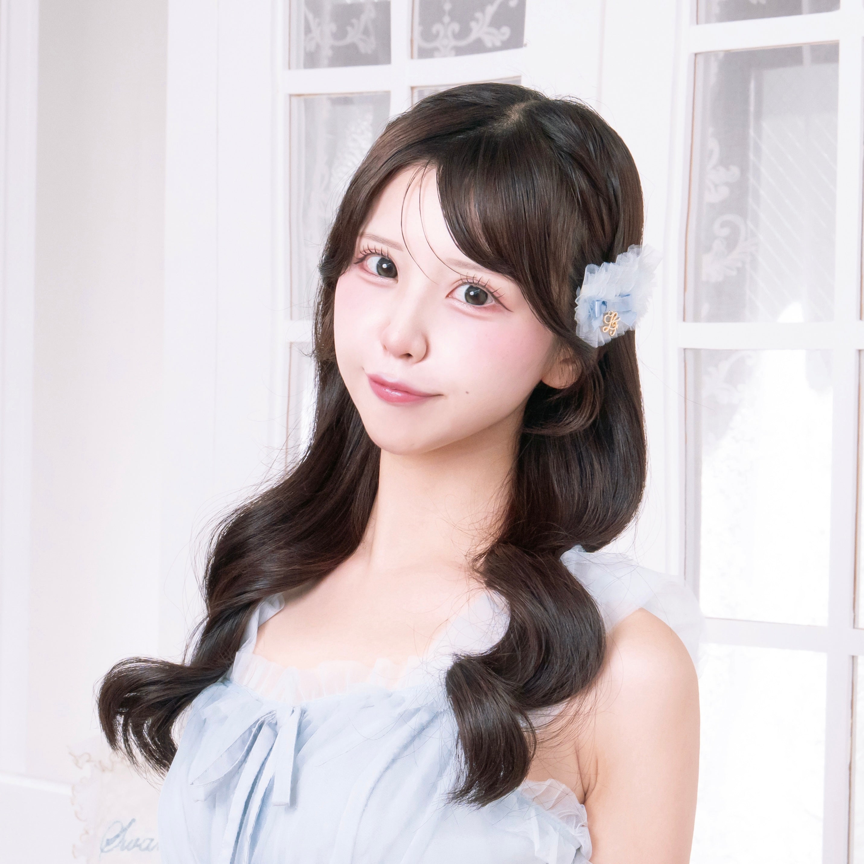 《LAFARY closet》チュールフリルヘアクリップ