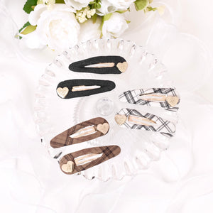 《LAFARY closet》ハートロゴチェックヘアピン 1