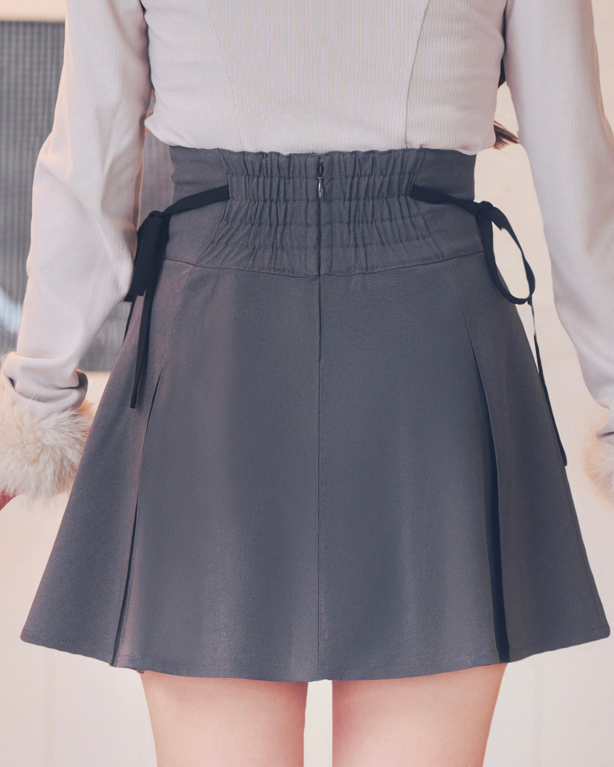 《LAFARY》ボックスプリーツスカート