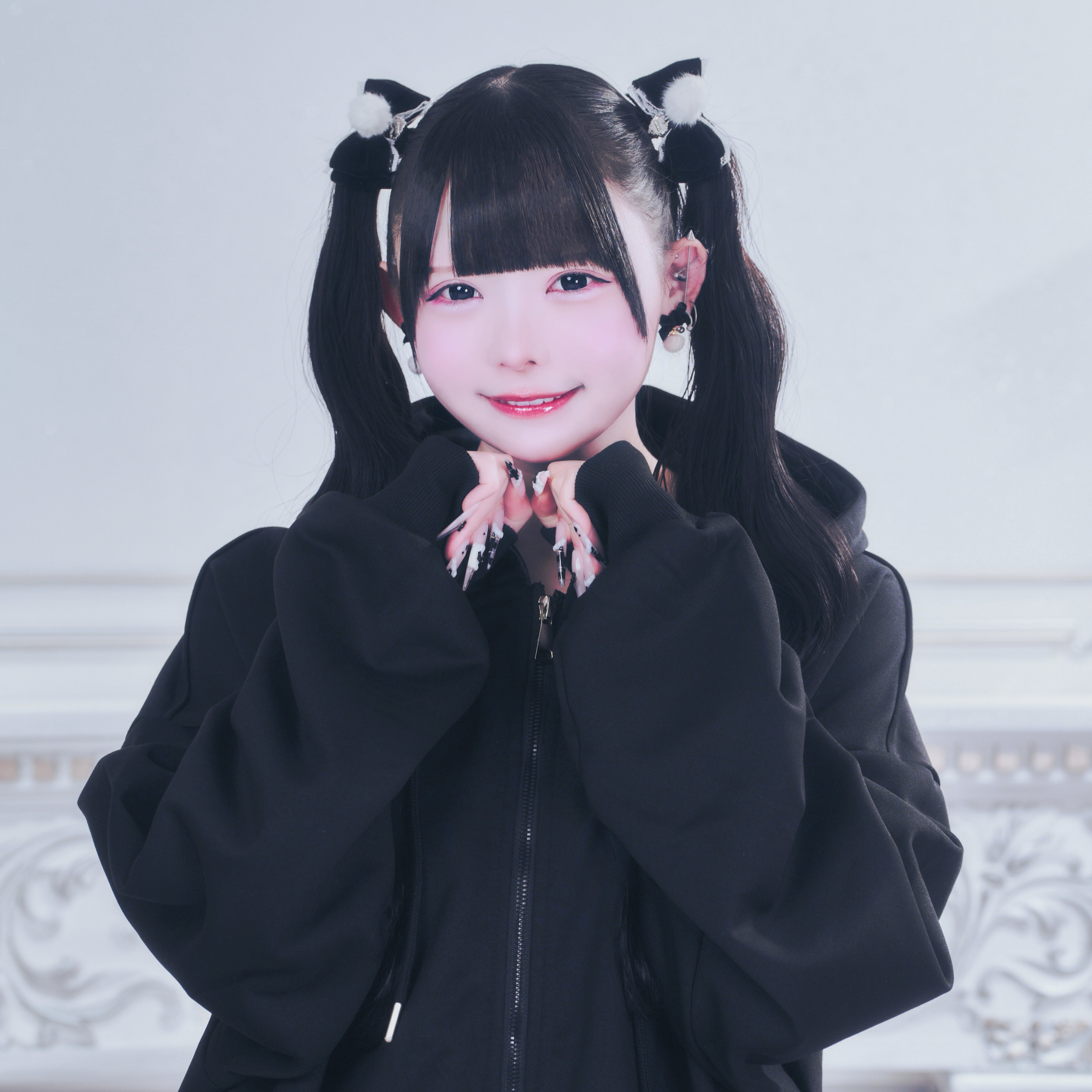 リボン♡プロフ必読♡ mine》ポンポンベロアリボン- LAFARY ONLINE