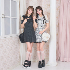 《LAFARY closet》デコルテ開きフレアワンピース 1