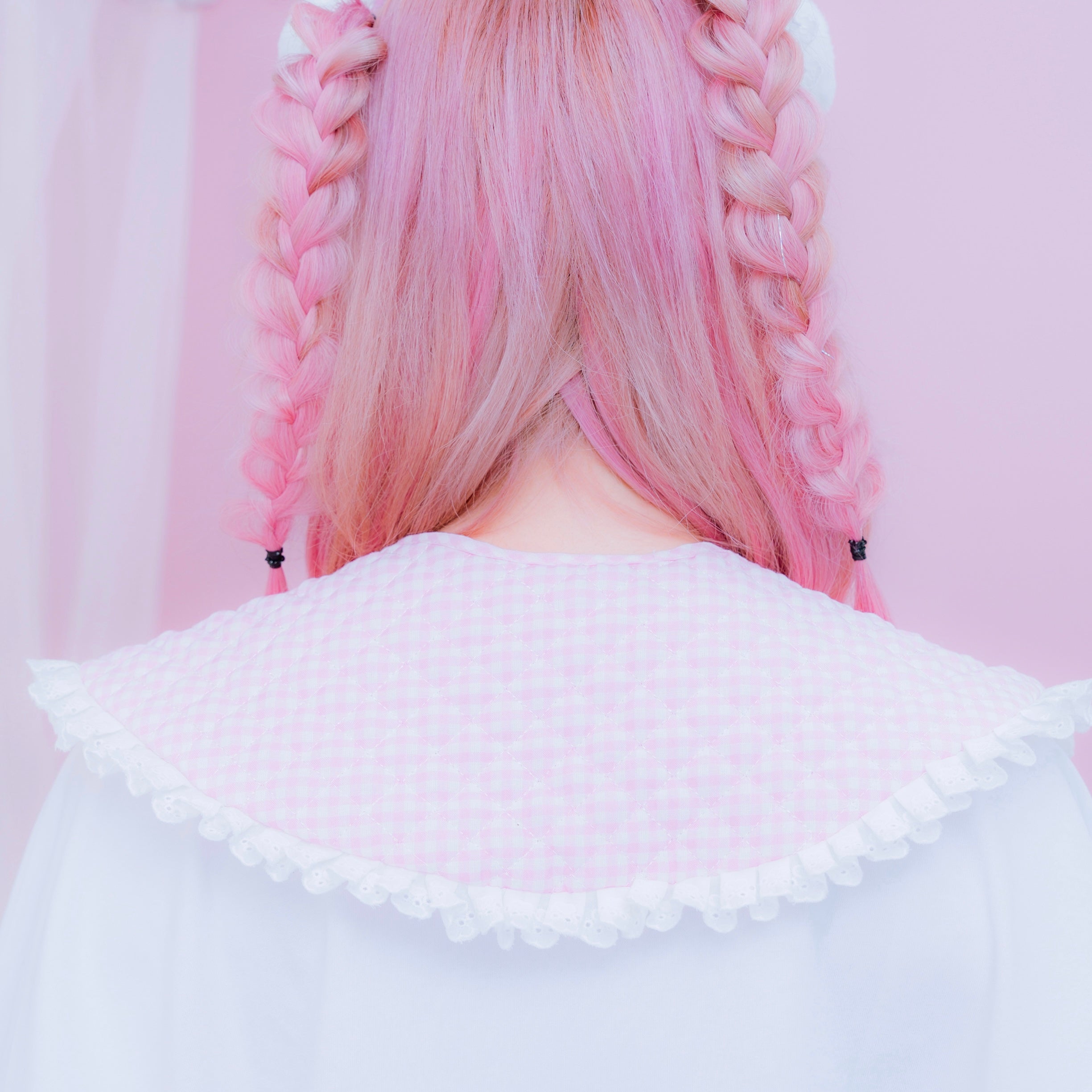 《mine》キルティングチェック付け襟