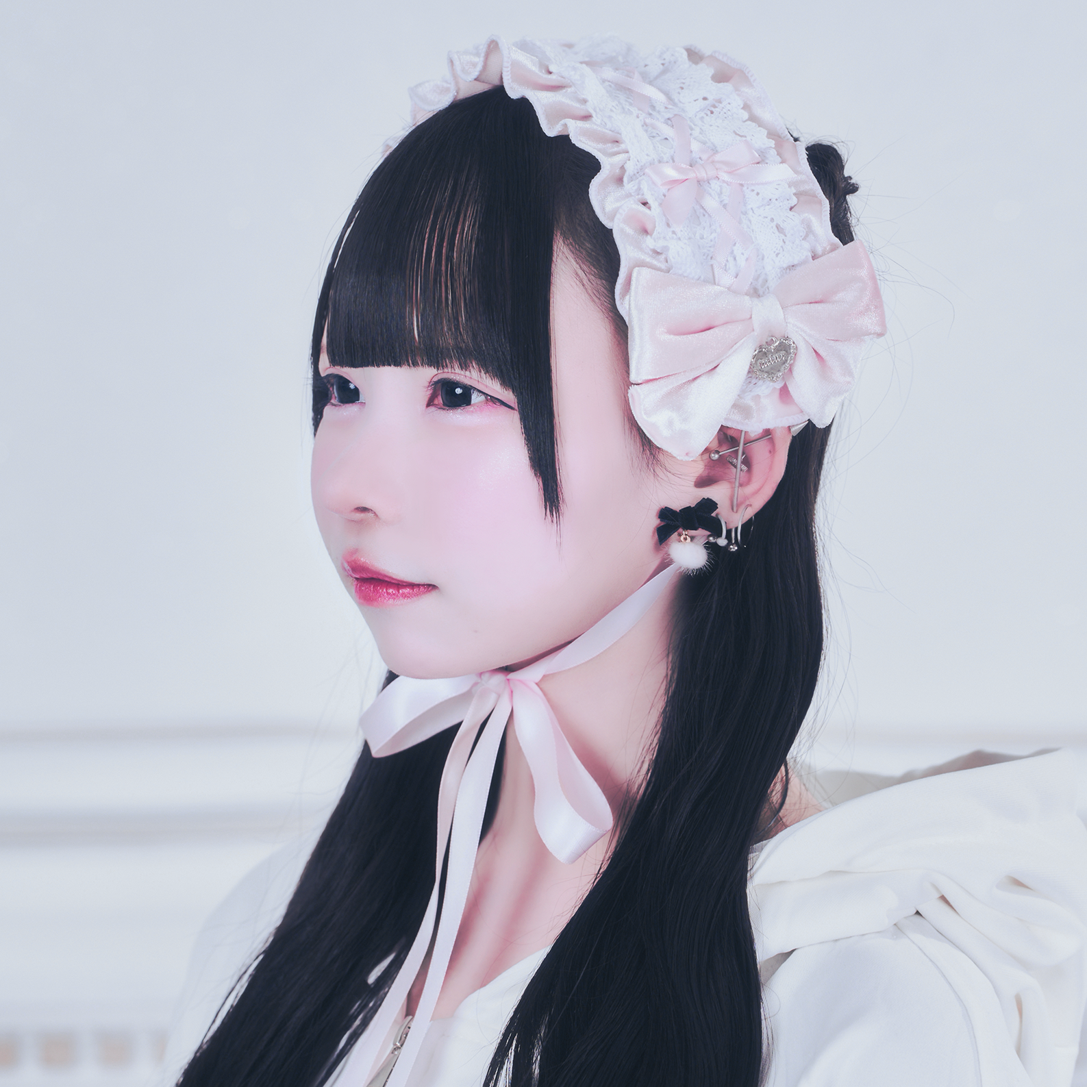 エマーリエ　リボンボンネ　リボン型 ヘッドドレス リボンボンネ【楚々】ヘッドドレス 髪飾り・花冠 ボンネ｜ブライダル