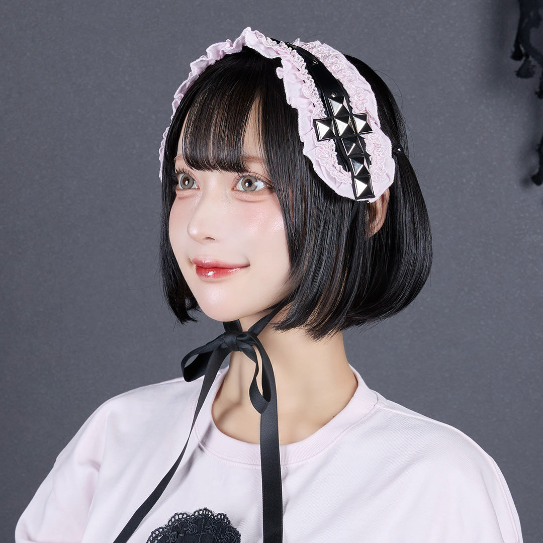 《mine》スタッズクロスヘッドドレス