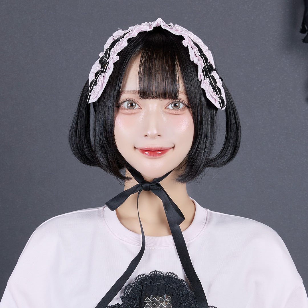 《mine》スタッズクロスヘッドドレス