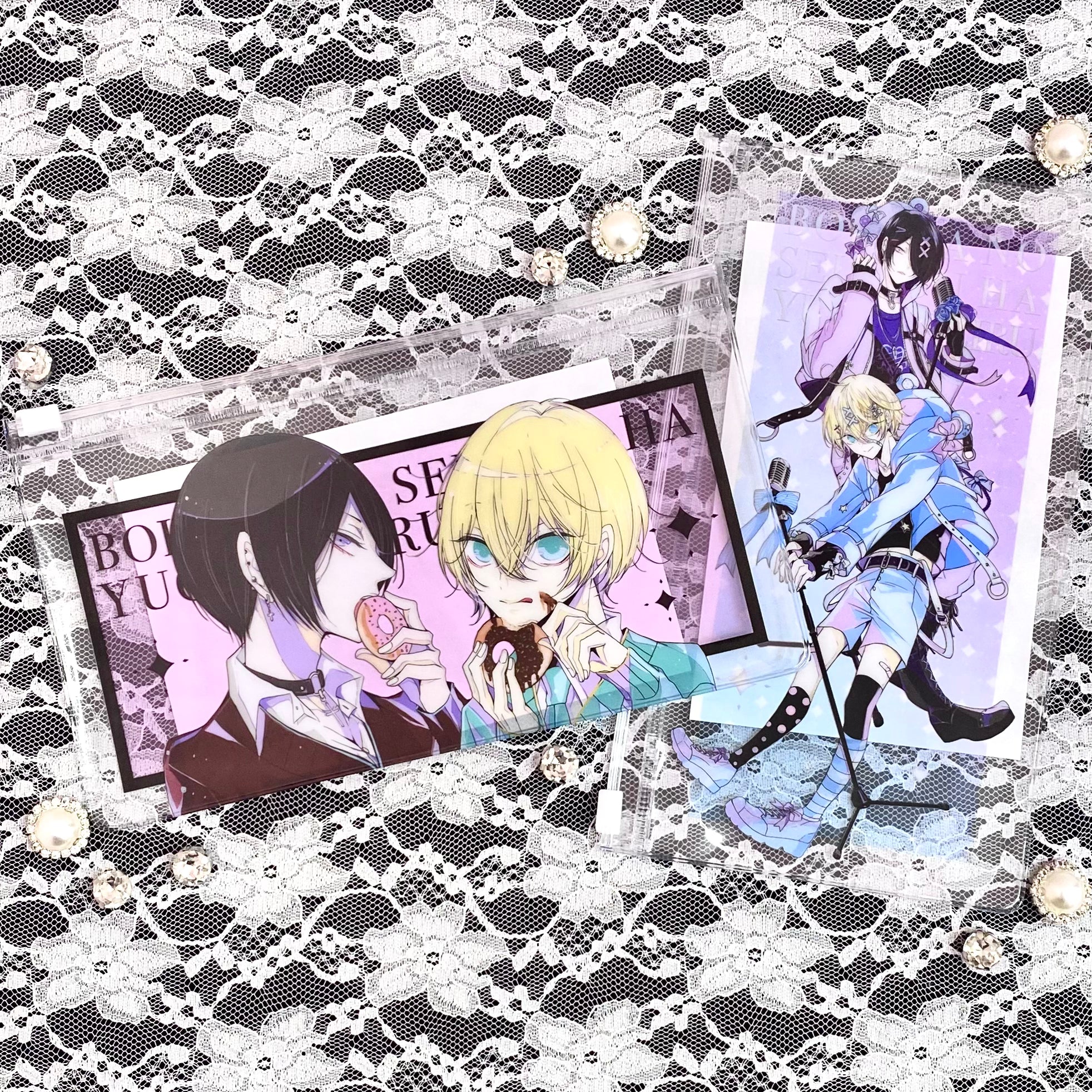 僕らの青春は歪んでいる LAFARY アクリルスタンド 缶バッジ 結城連 糸井紡 僕らの青春は歪んでいる』×LAFARY- LAFARY ONLINE