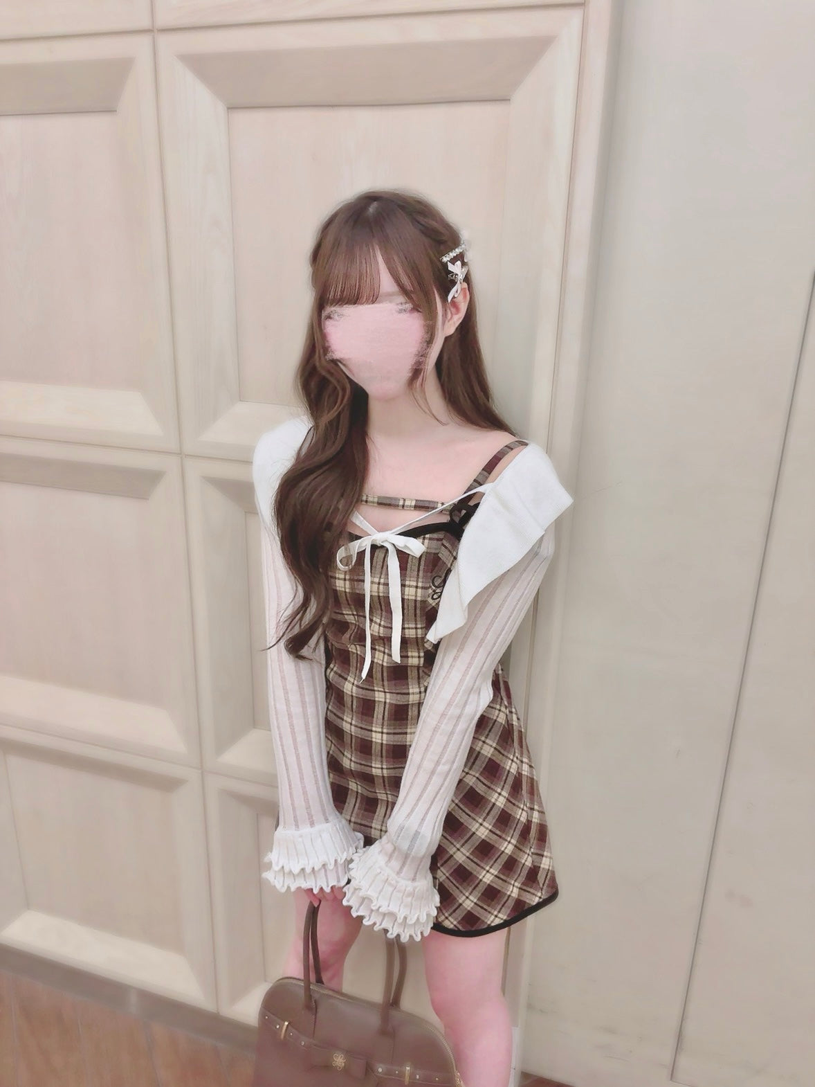 《LAFARY closet》ハートリボンヘアクリップ