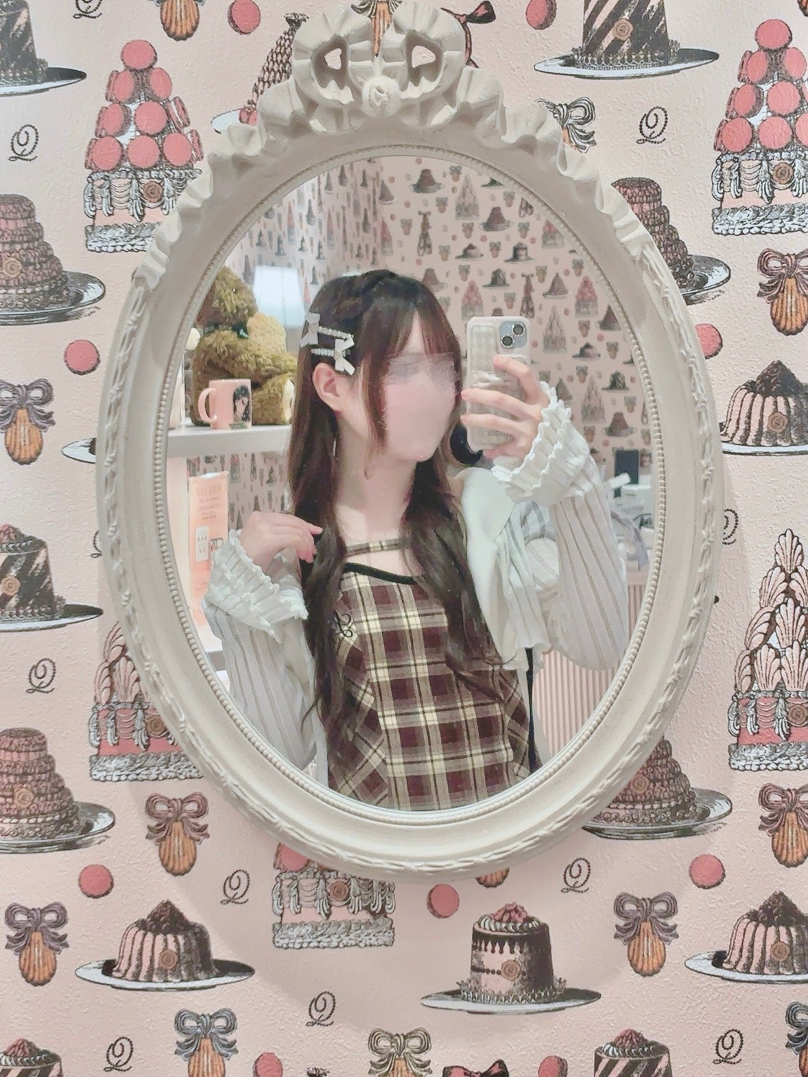 《LAFARY closet》ハートリボンヘアクリップ