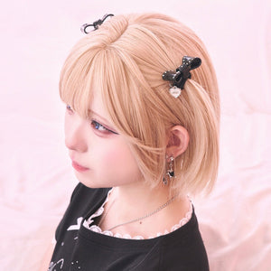 《mine》ストーンリボンヘアゴム 2