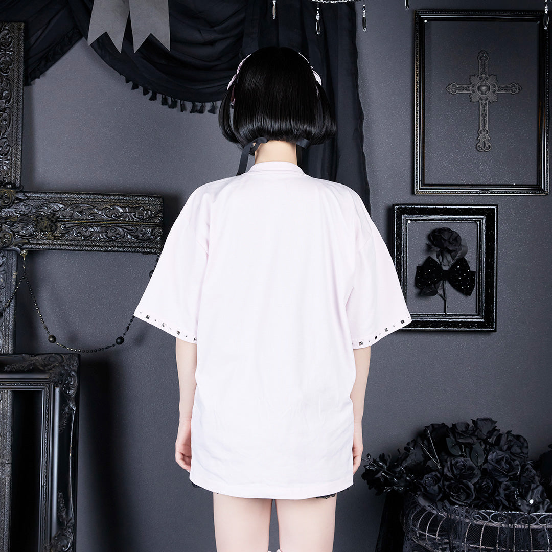 《mine》スタッズクロスTシャツ