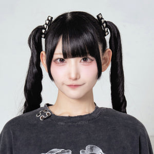 《mine》スタッズレザースリムリボン 2