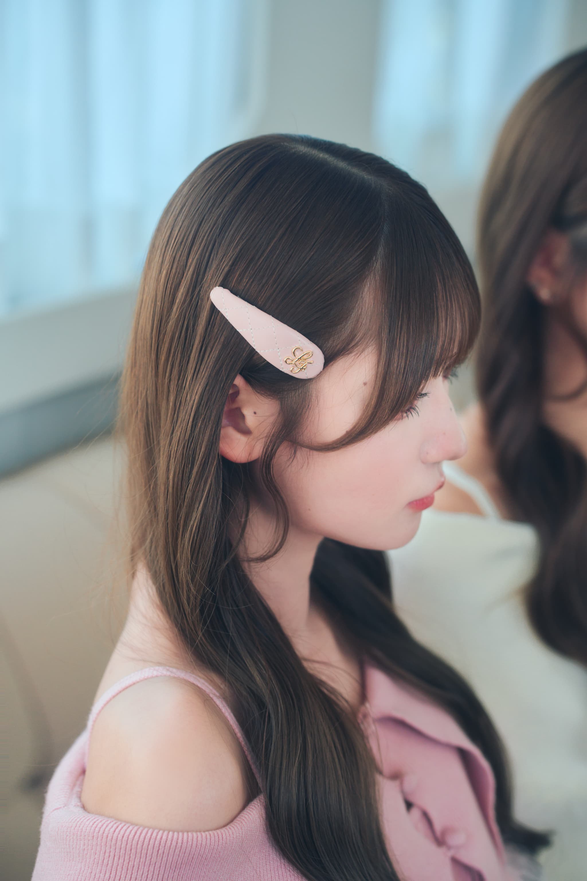 《LAFARY》キルティングヘアクリップ