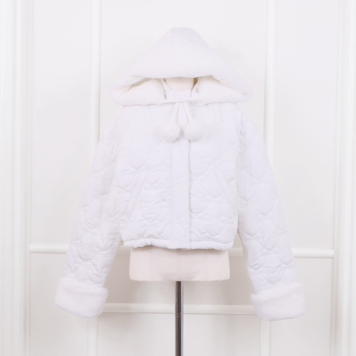 《LAFARY closet》リボンキルティングブルゾン