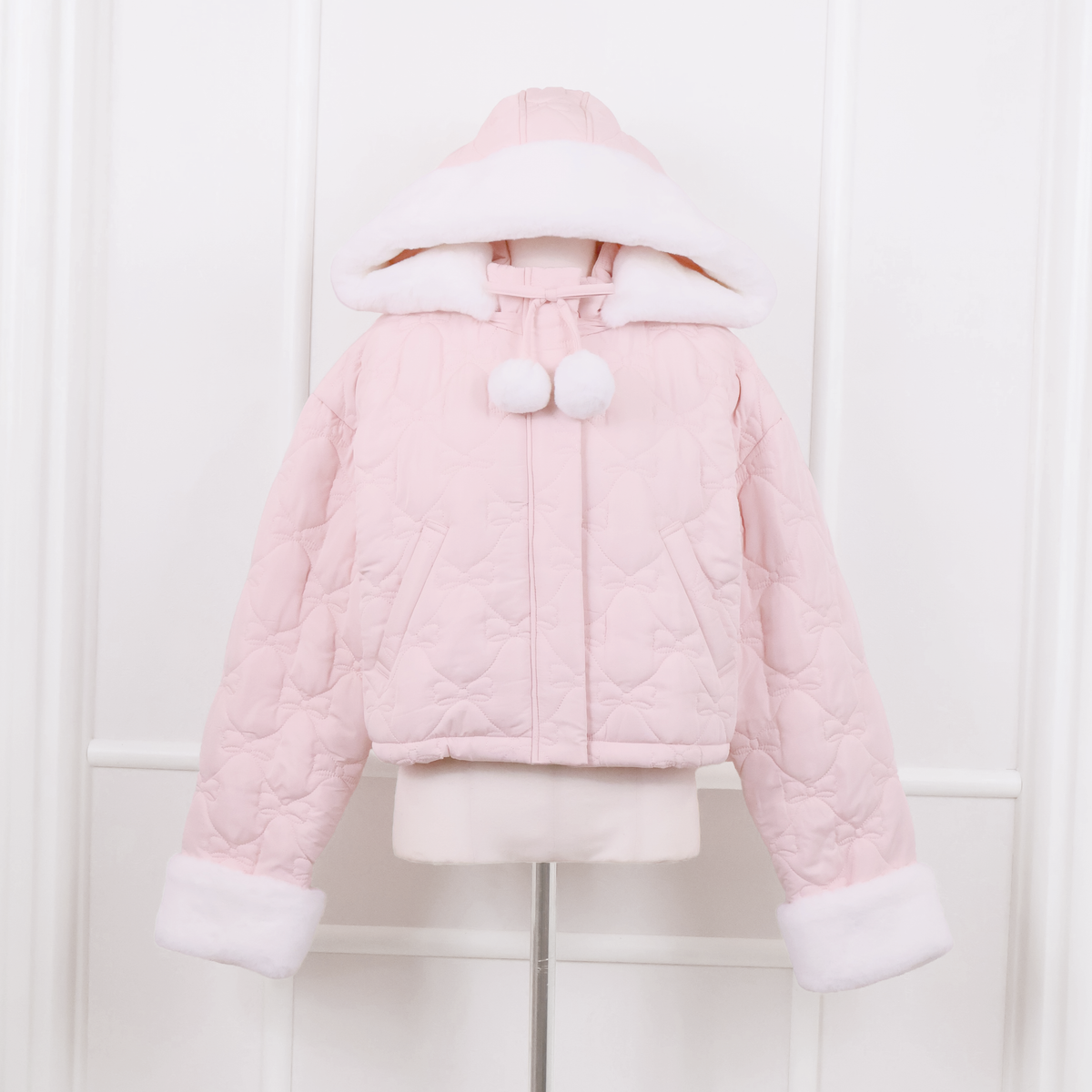 《LAFARY closet》リボンキルティングブルゾン