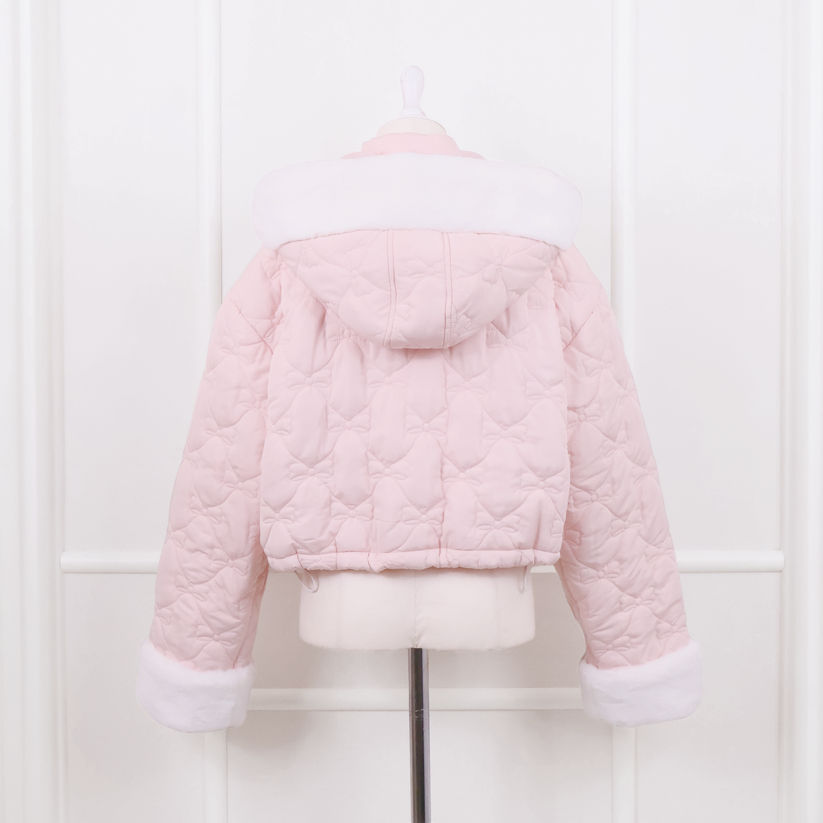 《LAFARY closet》リボンキルティングブルゾン