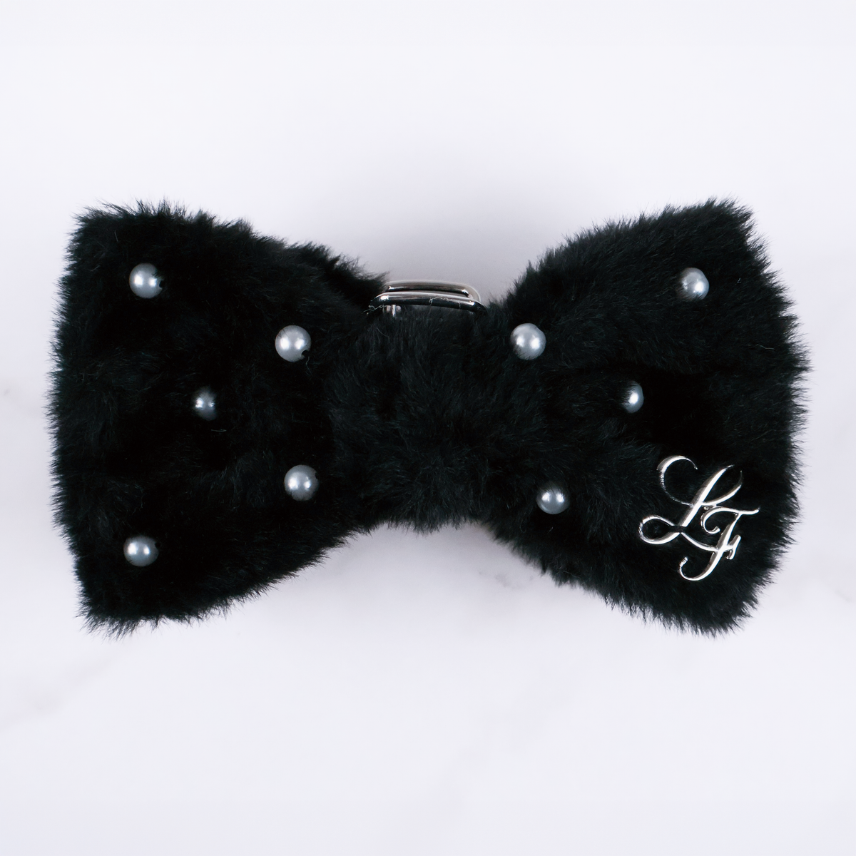 《LAFARY closet》ファーリボンバンスクリップ