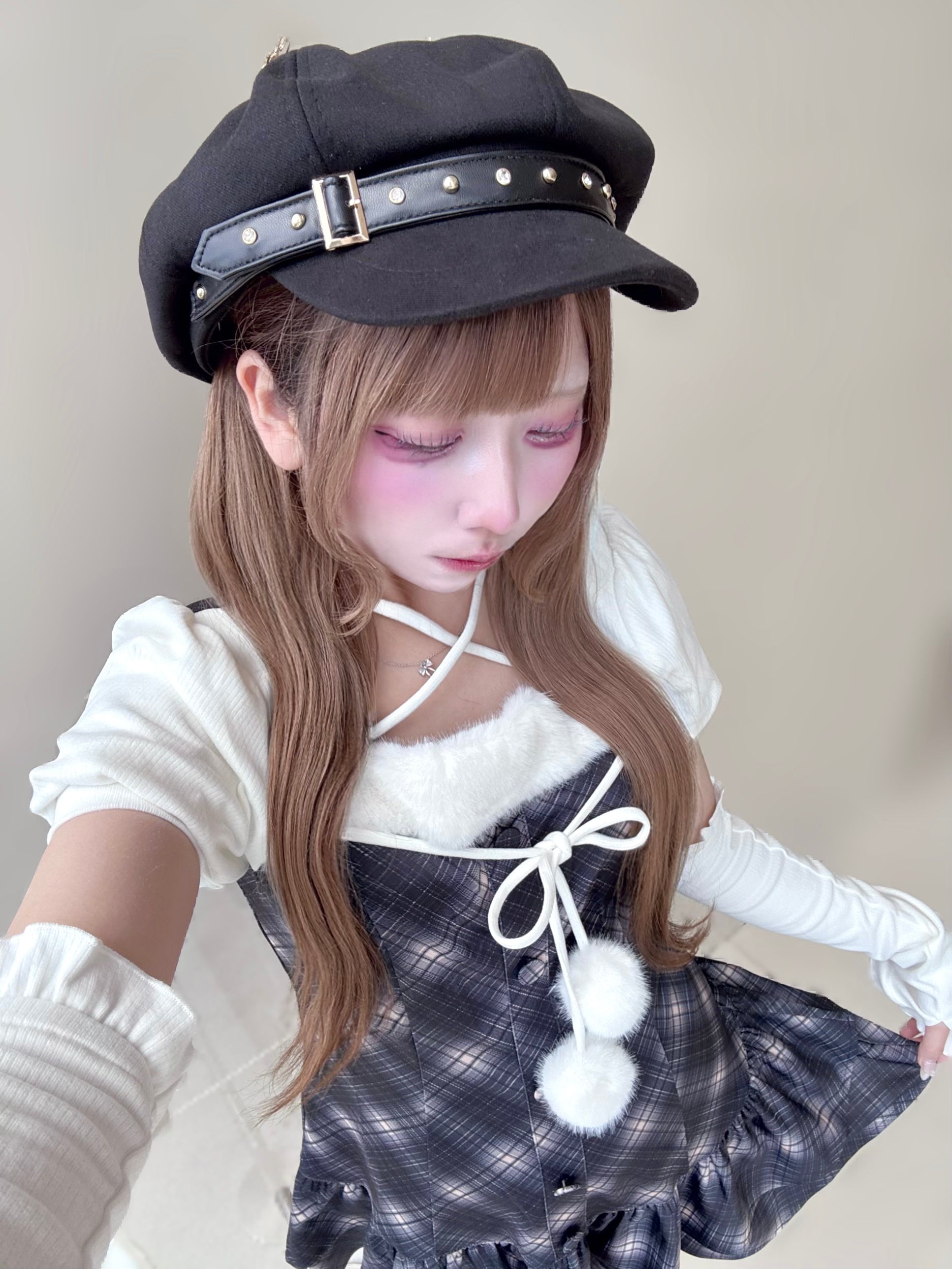 《LAFARY closet》ビジュースタッズキャスケット