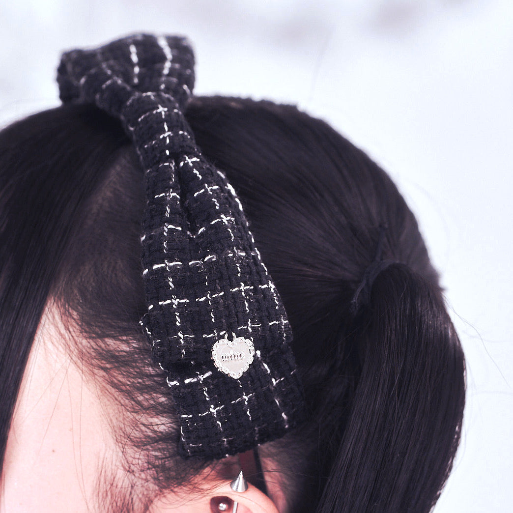 《mine》ツイードカチューシャ