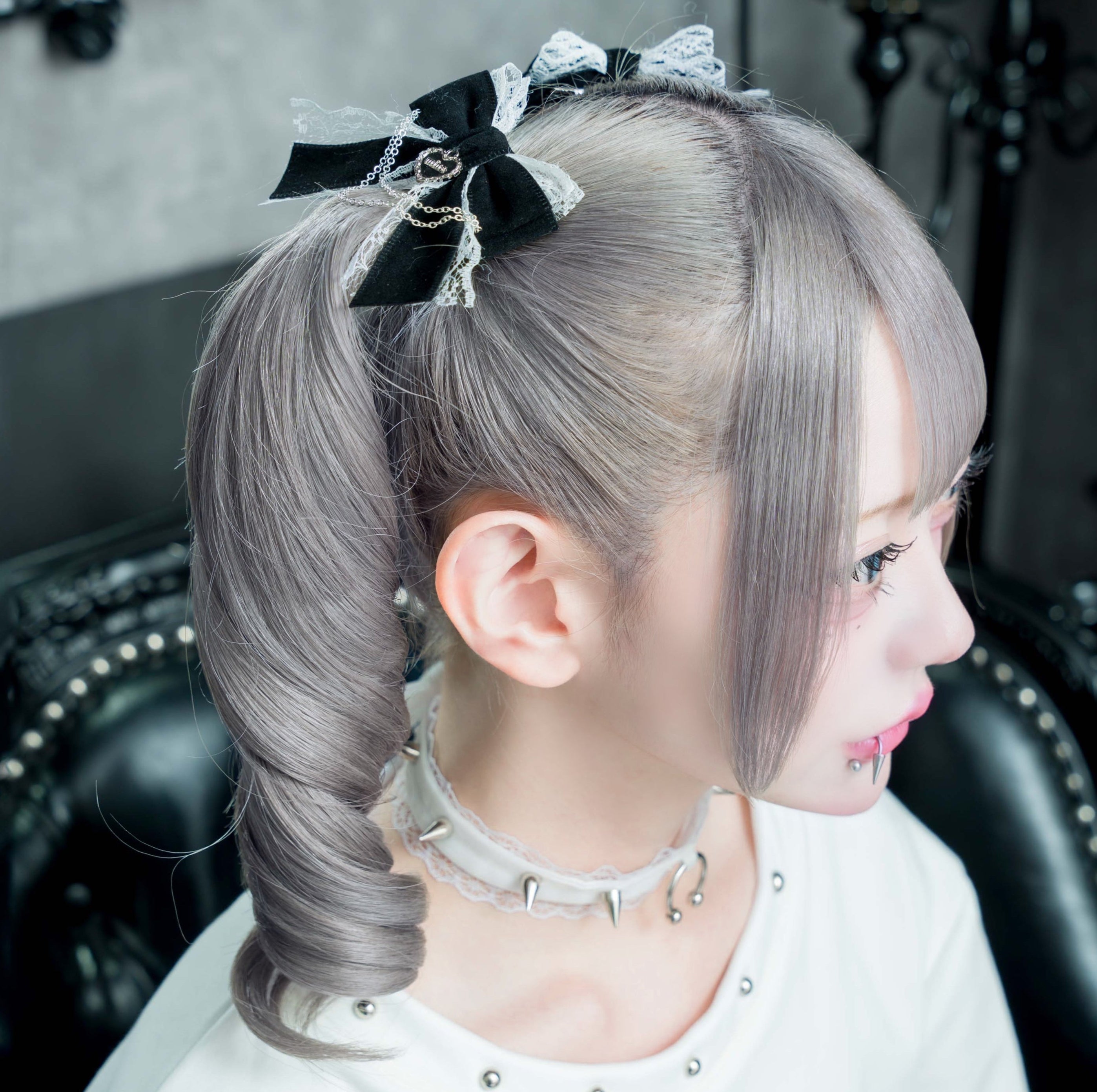 《mine》ゴシックベロアリボン