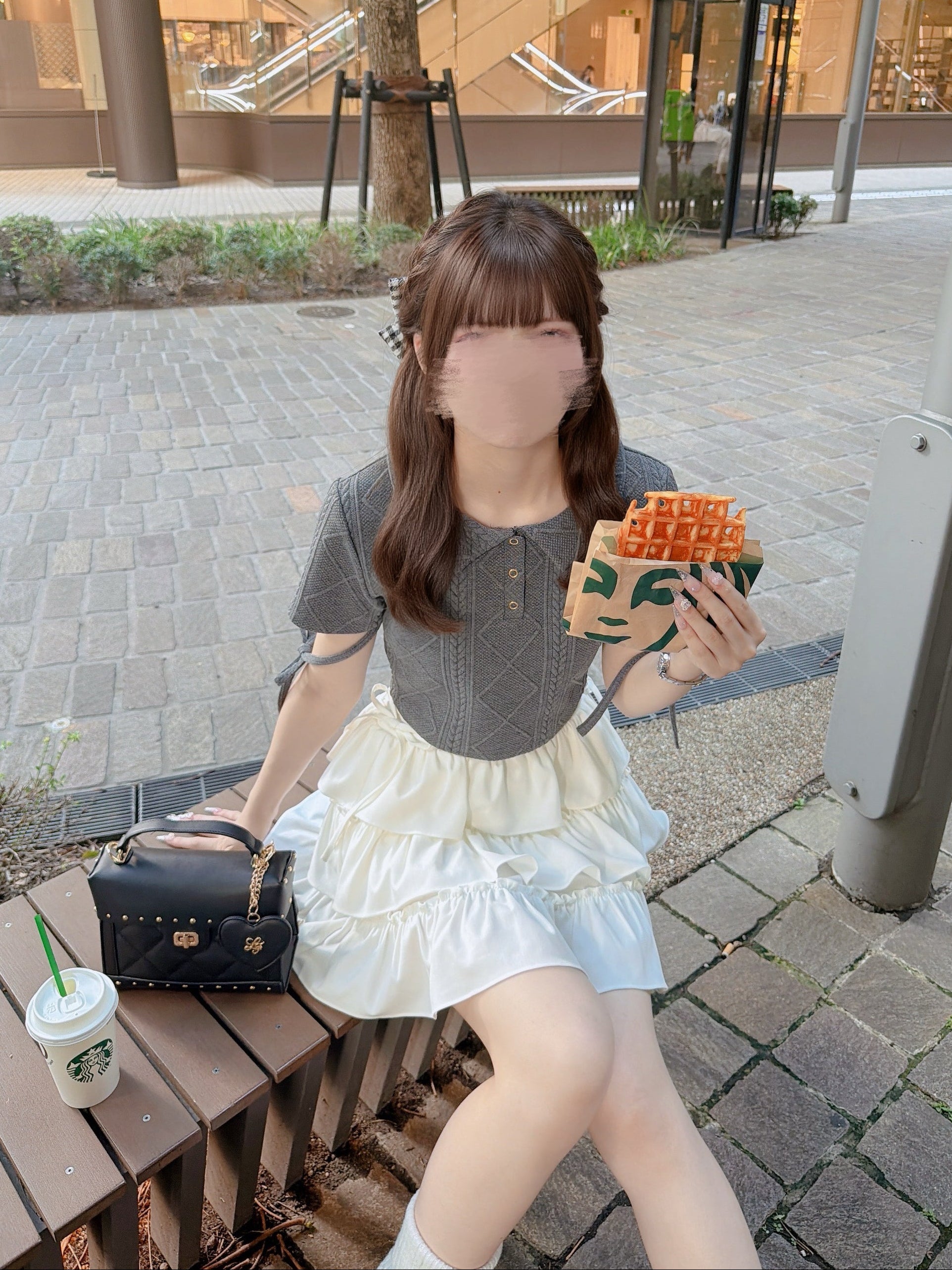 《LAFARY closet》エンブレムポロトップス