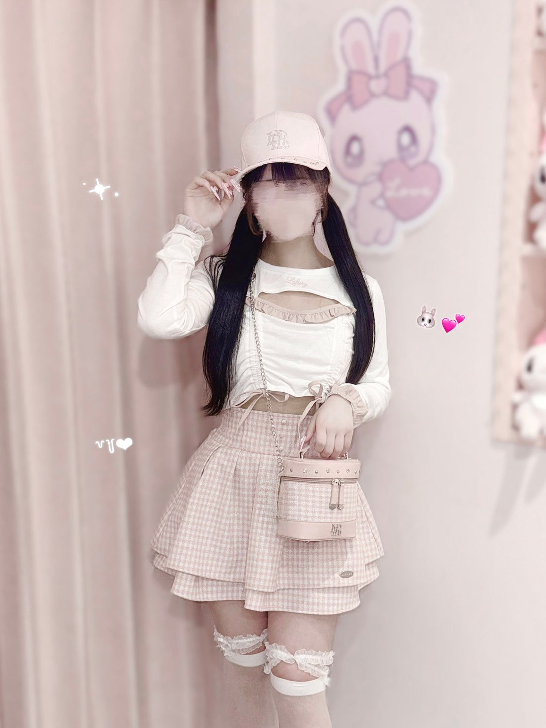 LAFARY closet》ギンガムツイードスカパン- LAFARY ONLINE