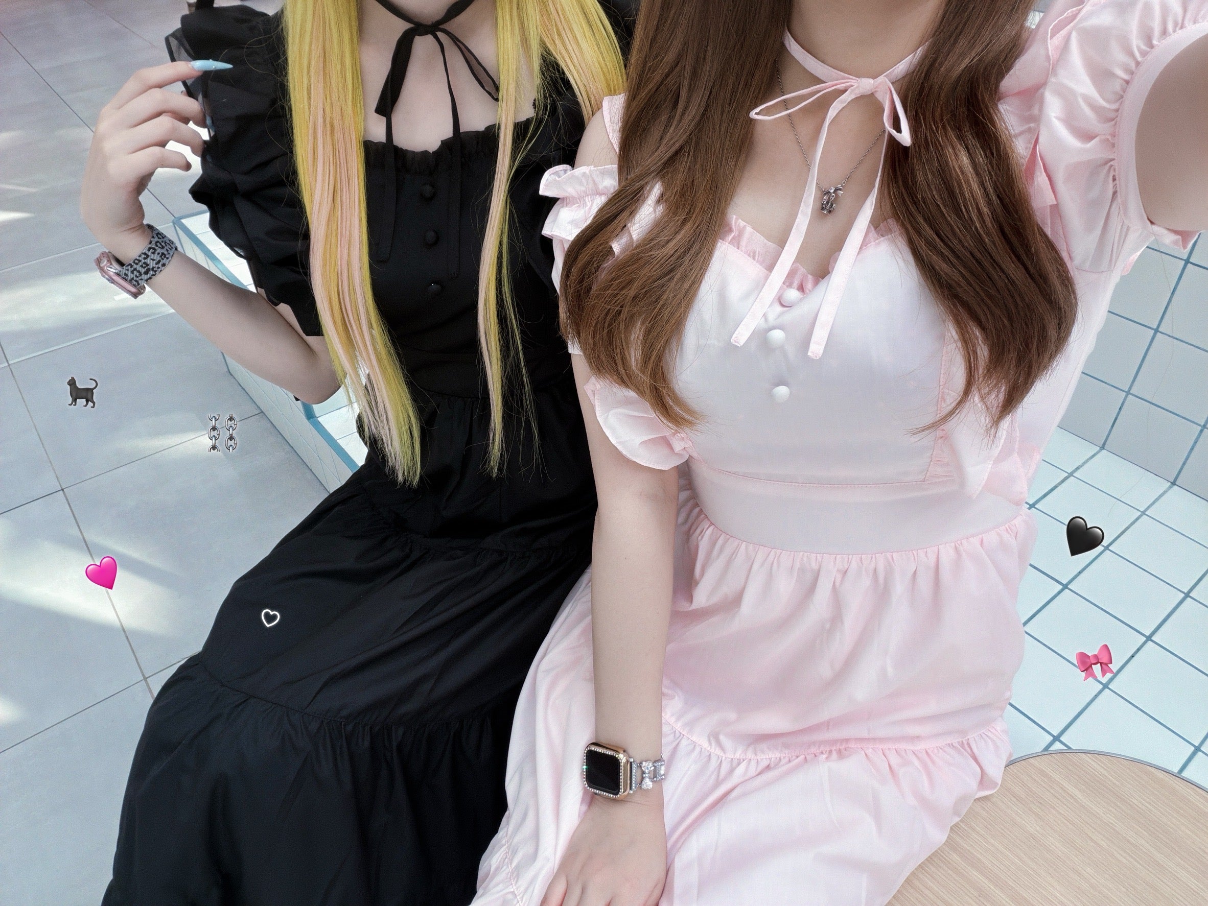 《LAFARY closet》ティアードロングワンピ