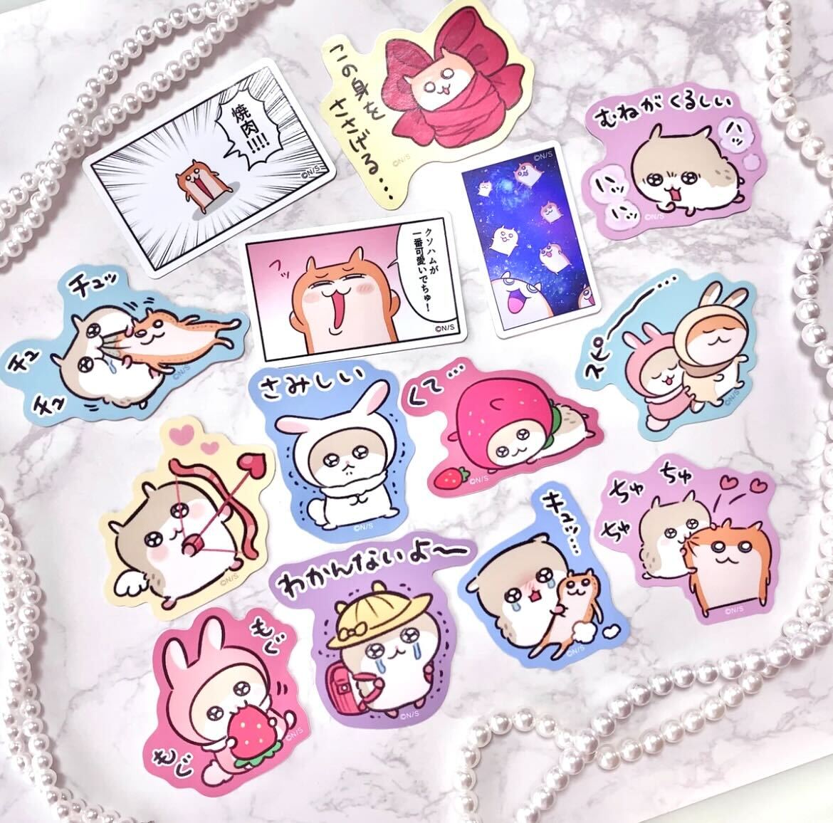 ひらりん様ご確認用♡お名前ストラップ 名札 裏返らない 2クリップ メール便対応 1通8個までOK