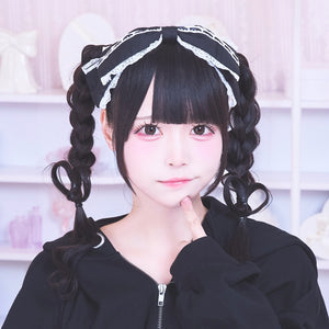 《mine》ハシゴレースフリルリボンカチューシャ 1