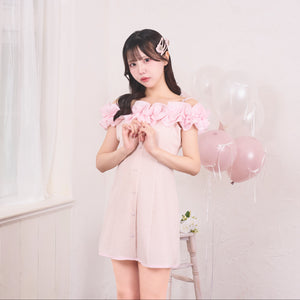 《LAFARY closet》ギンガムオフショルカットワンピース 1