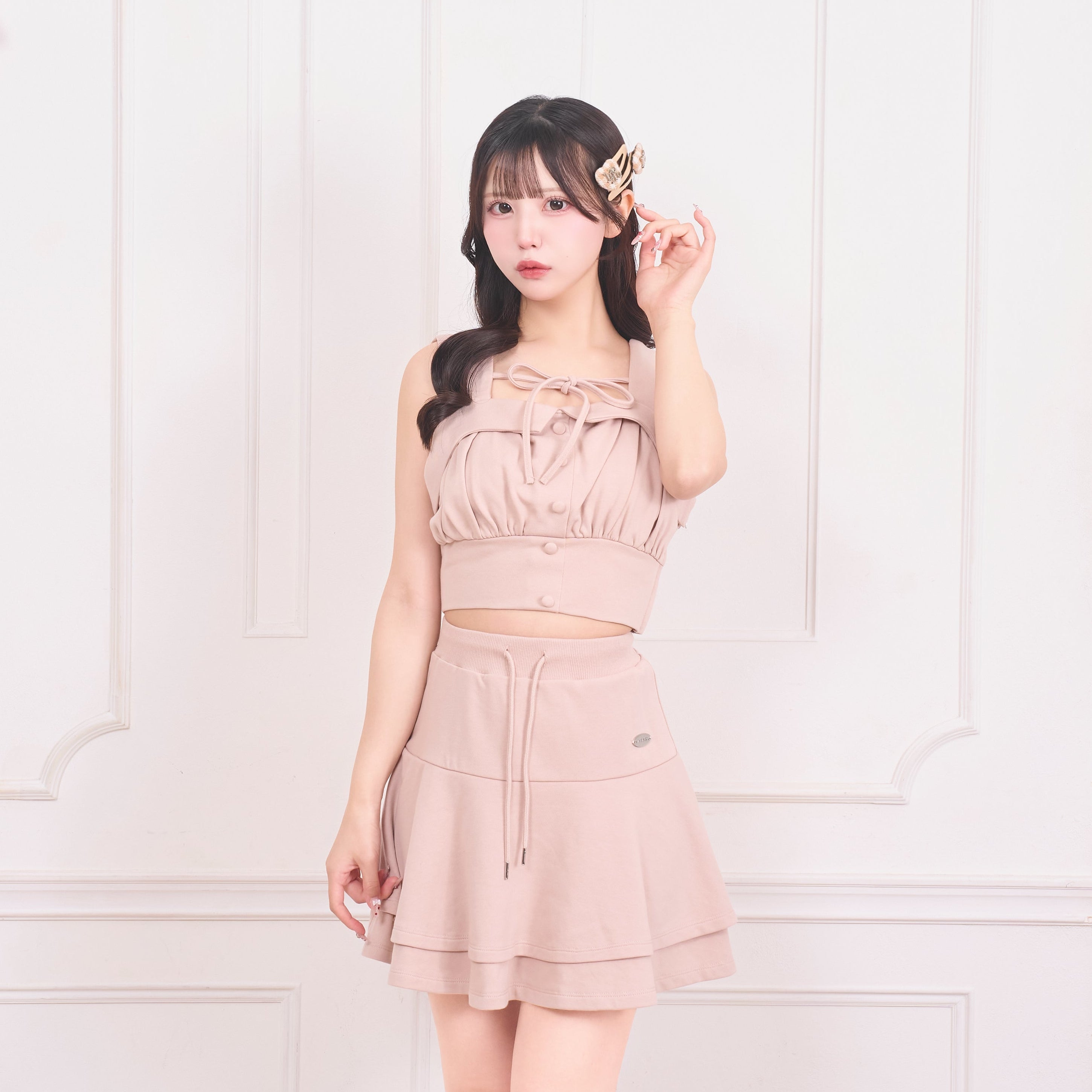 LAFARY closet》スウェットビスチェセットアップ- LAFARY ONLINE