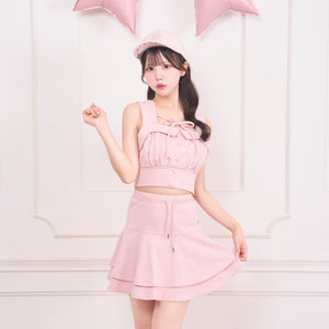 《LAFARY closet》スウェットビスチェセットアップ 1