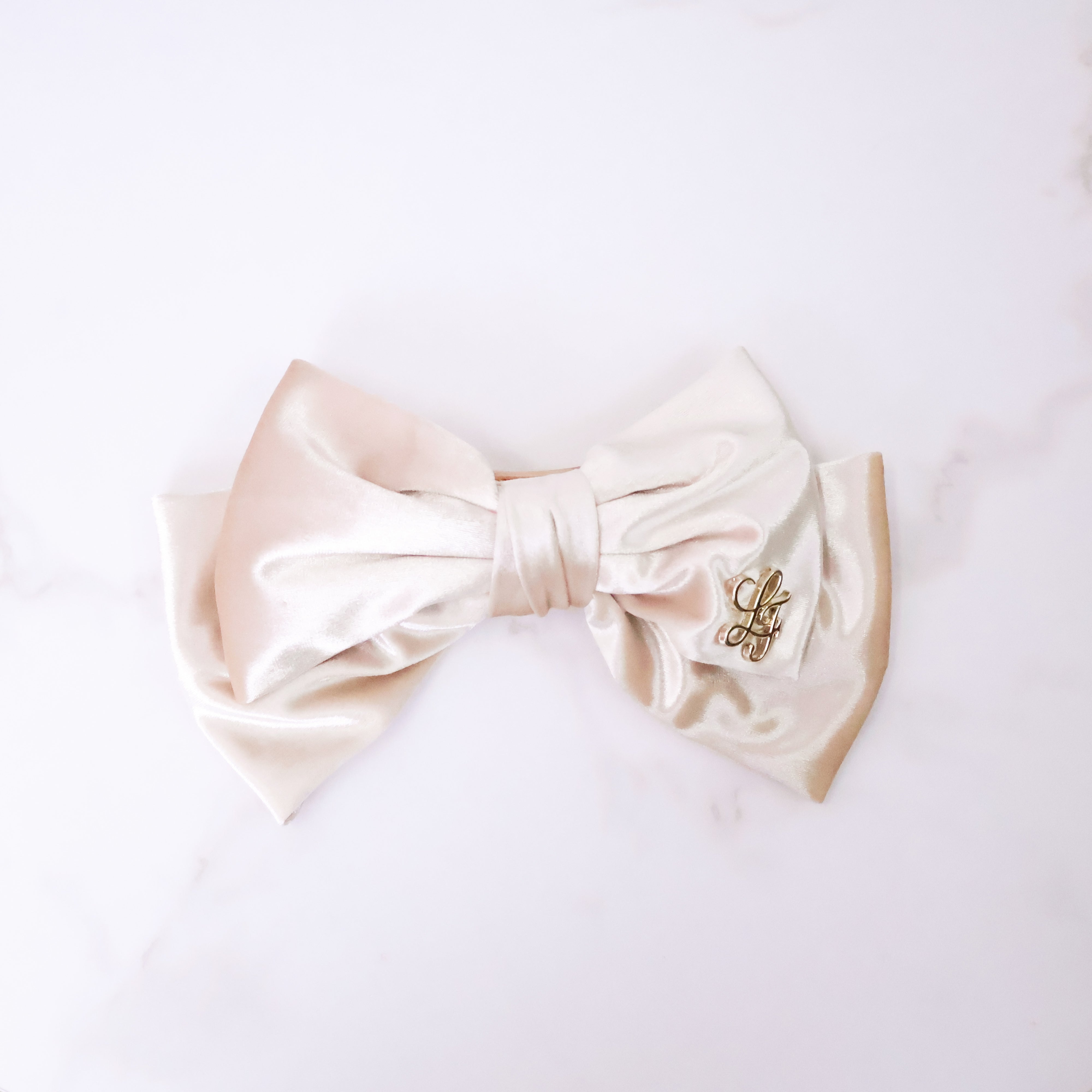 《LAFARY》ベロアリボンバレッタ