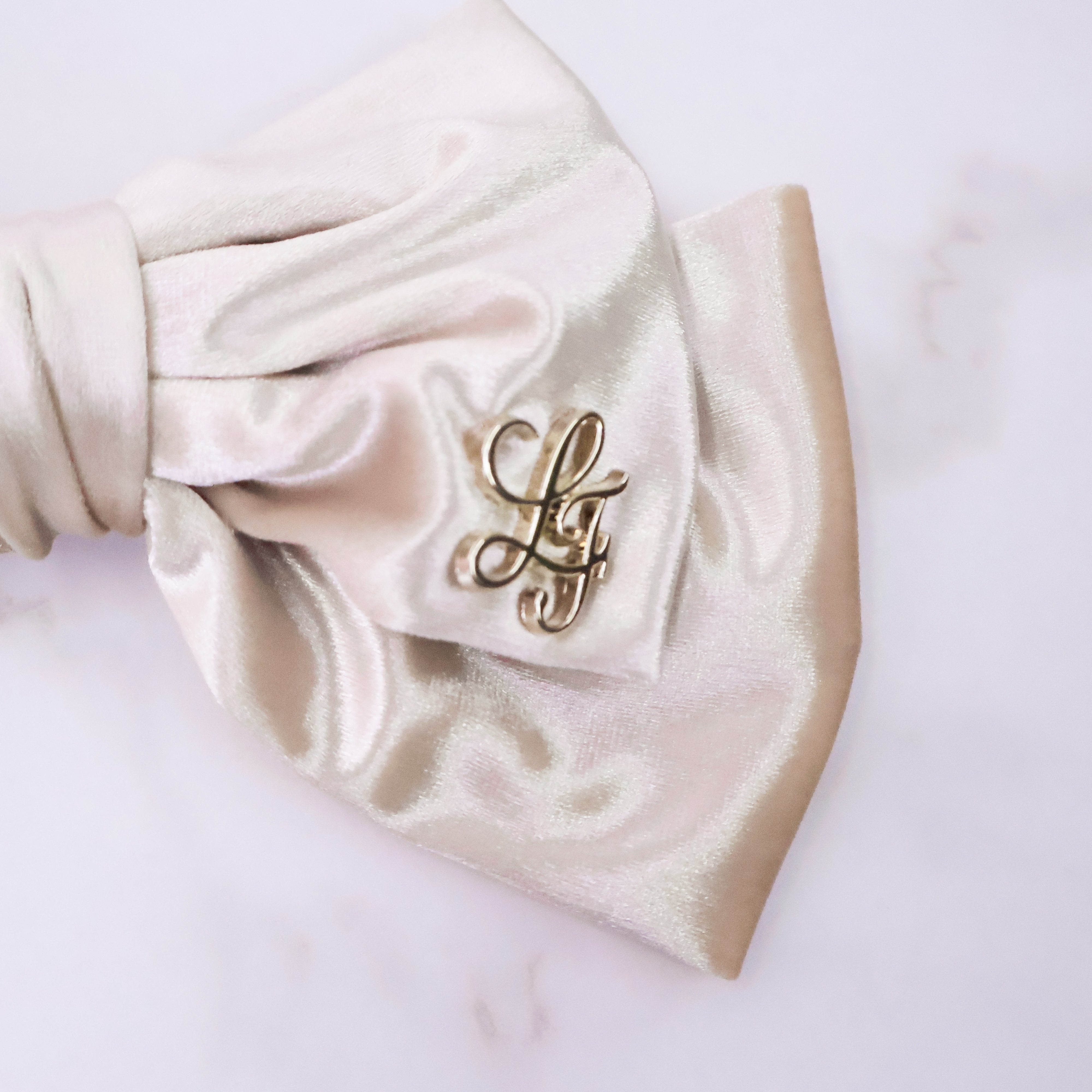 《LAFARY》ベロアリボンバレッタ