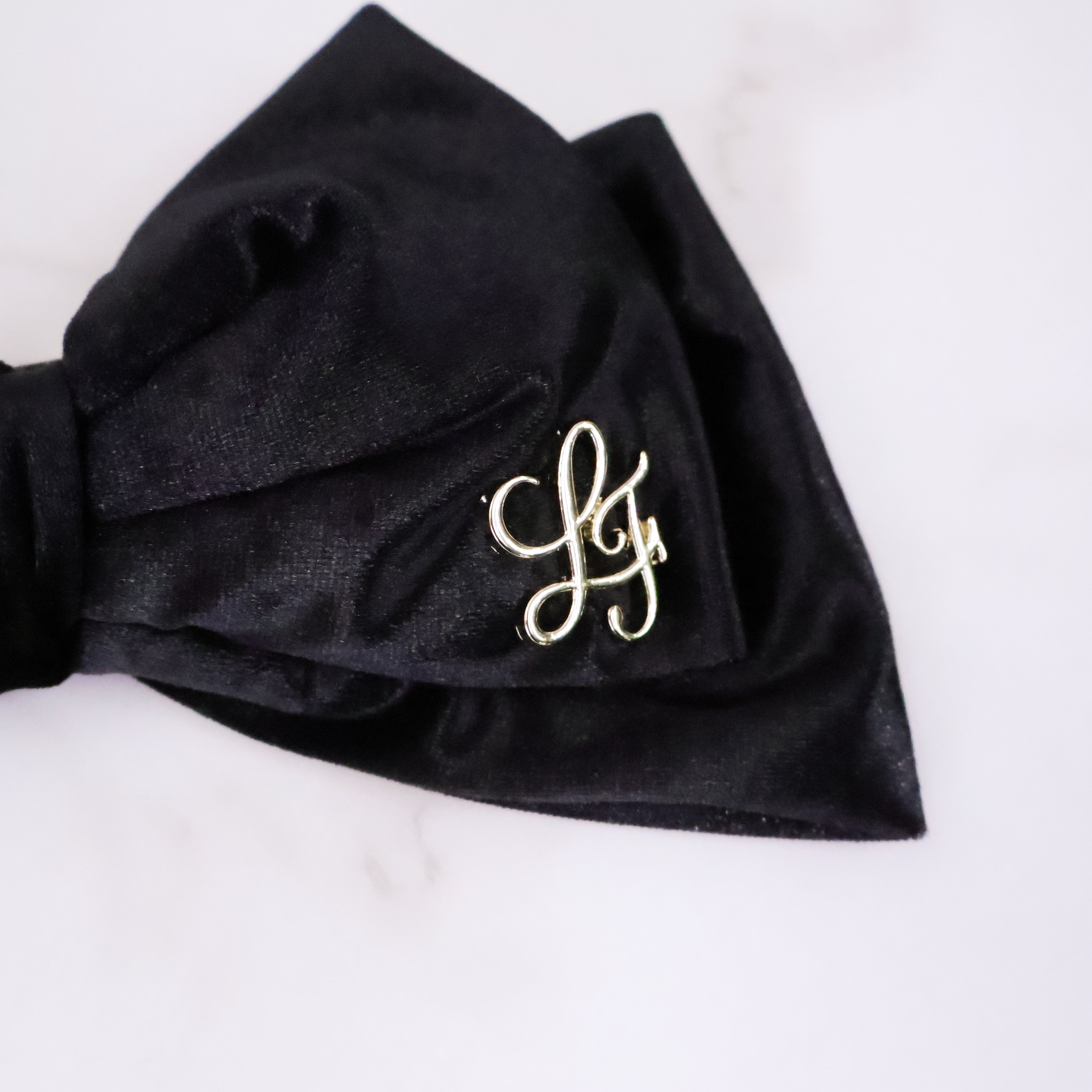 《LAFARY》ベロアリボンバレッタ