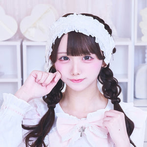 《mine》ハシゴレースフリルリボンヘッドドレス 1