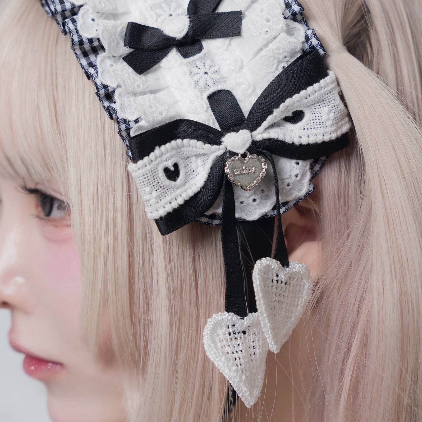 mine》ギンガムチェックヘッドドレス - LAFARY ONLINE