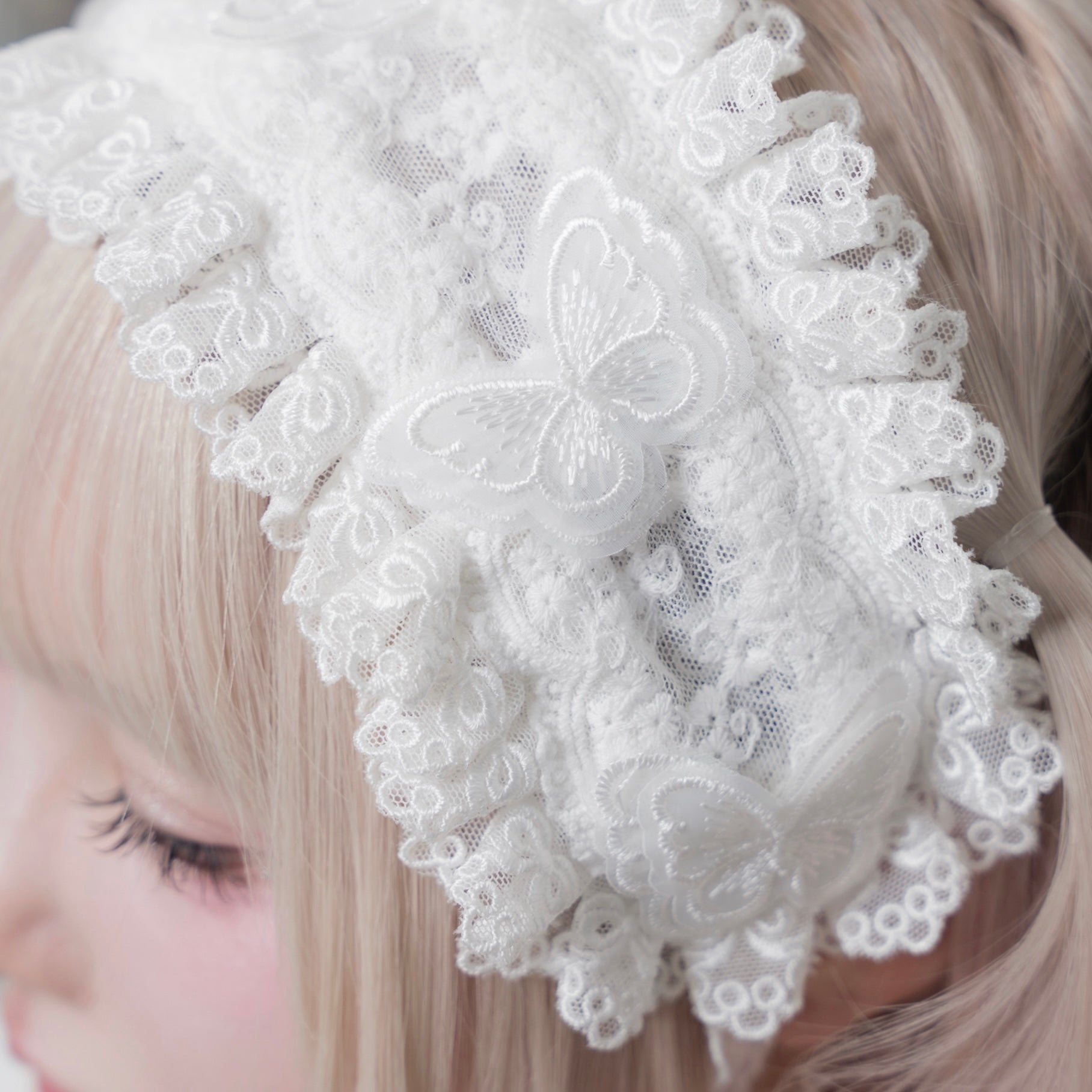mine》レースチュールヘッドドレス- LAFARY ONLINE