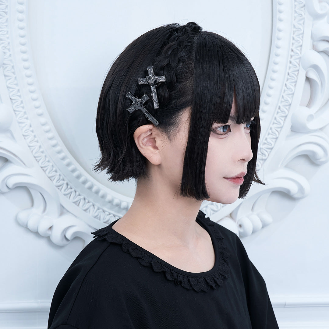 《mine》ロッククロスシルバークリップ